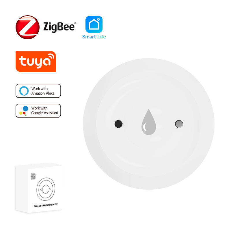 Water Alarm Sensor - Tuya Zigbee2mqtt مستشعر غمر المياه مستشعر