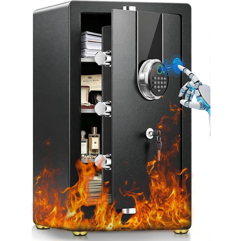 Fire Safe Document - خزنة بيومترية كبيرة مع نظام أمان