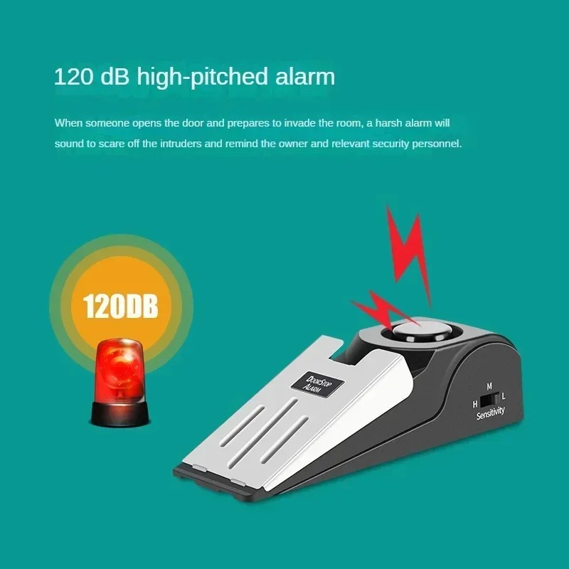 Door Stop Alarm - جهاز إنذار أمان محمول لمنع فتح