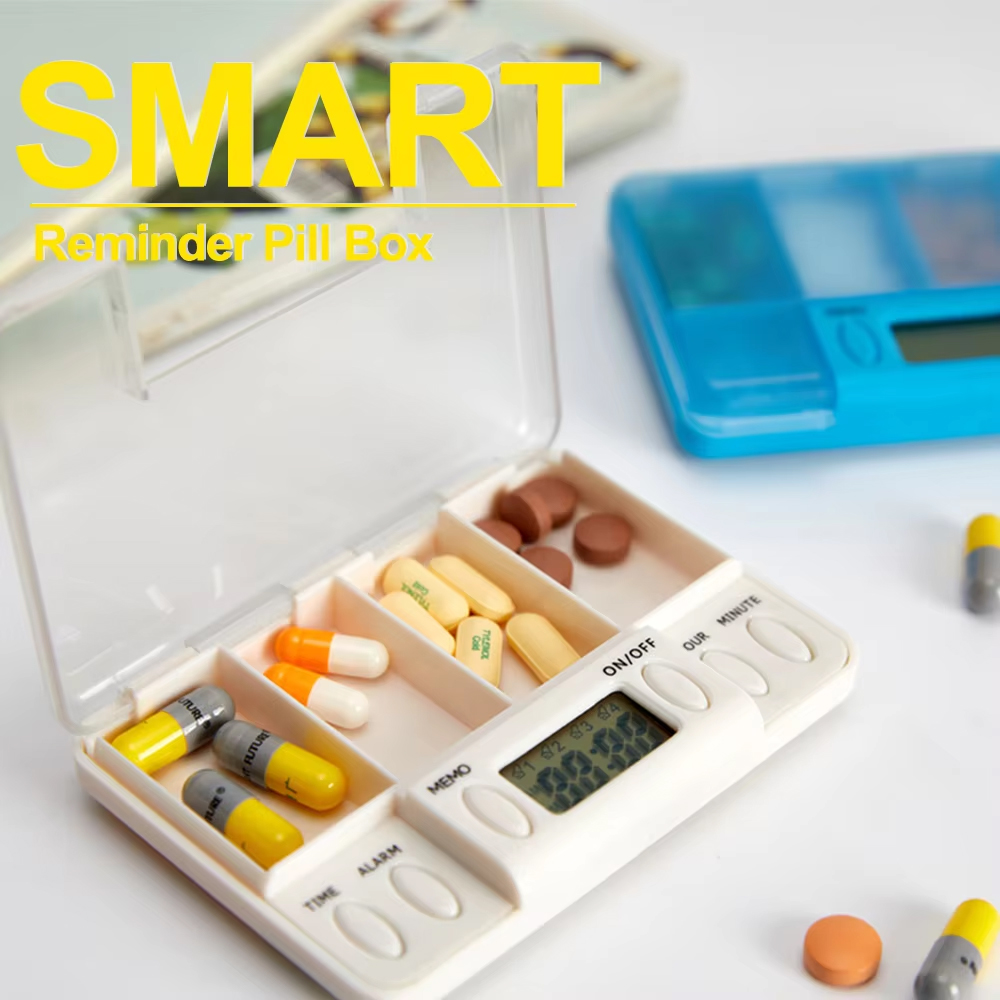 Medicine Cabinet Lock - علبة أدوية ذكية بـ 4 أقسام