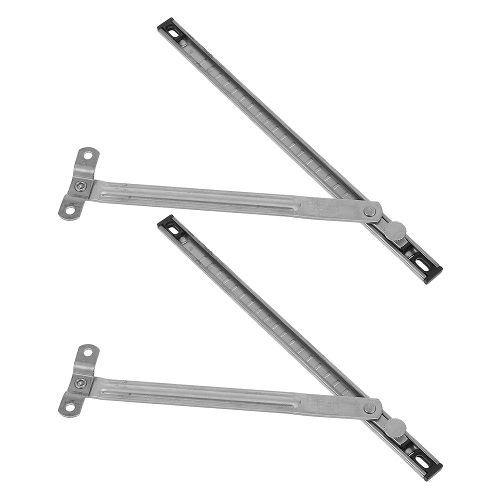 Window Lock Bar - قطعتان من قضبان أمان النوافذ القابلة