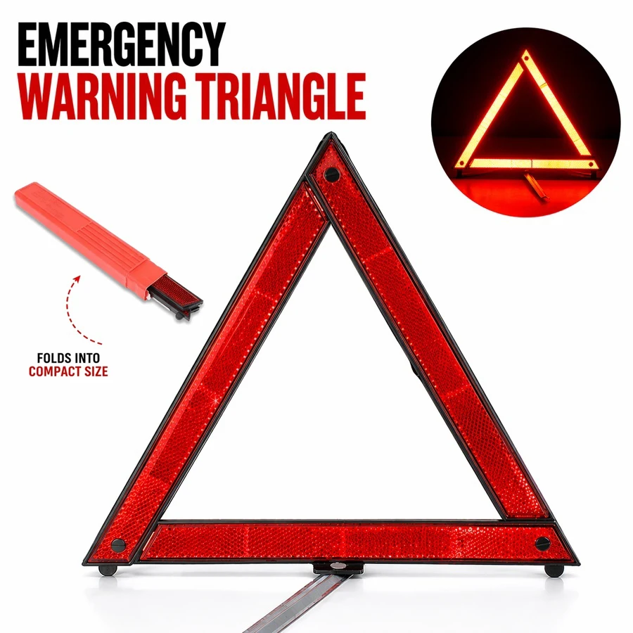 Emergency Exit Sign - مثلث تحذير للسيارة قابل للطي، عاكس