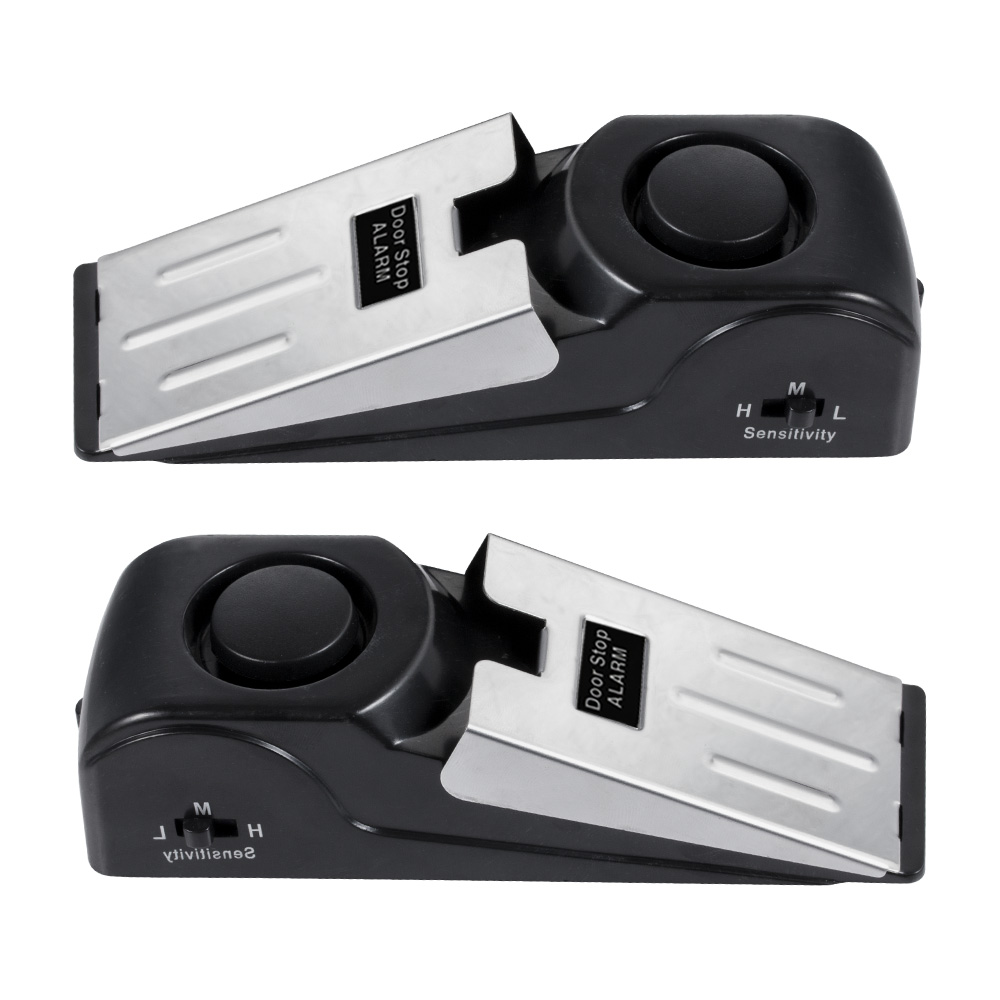 Door Stop Alarm - 2 قطعة إنذار توقف الباب للمنزل