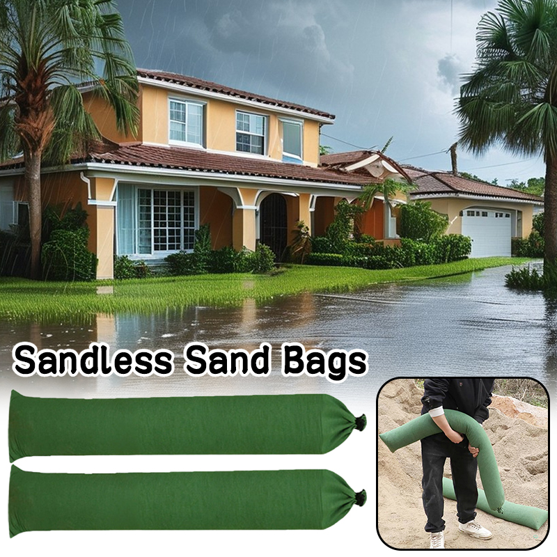 Flood Barrier Bag - 2 قطعة أكياس الرمل بدون رمل