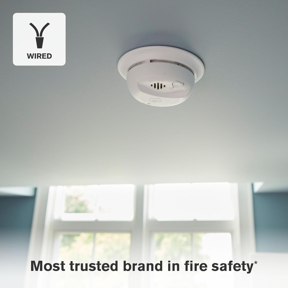 Smoke Detector Interconnected - كاشف دخان متصل بالكهرباء مع بطارية