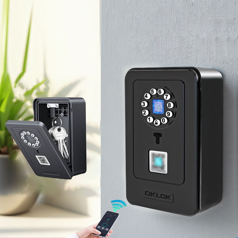 Lockbox Key Secure - قفل ذكي بتصميم معلق، صندوق تخزين