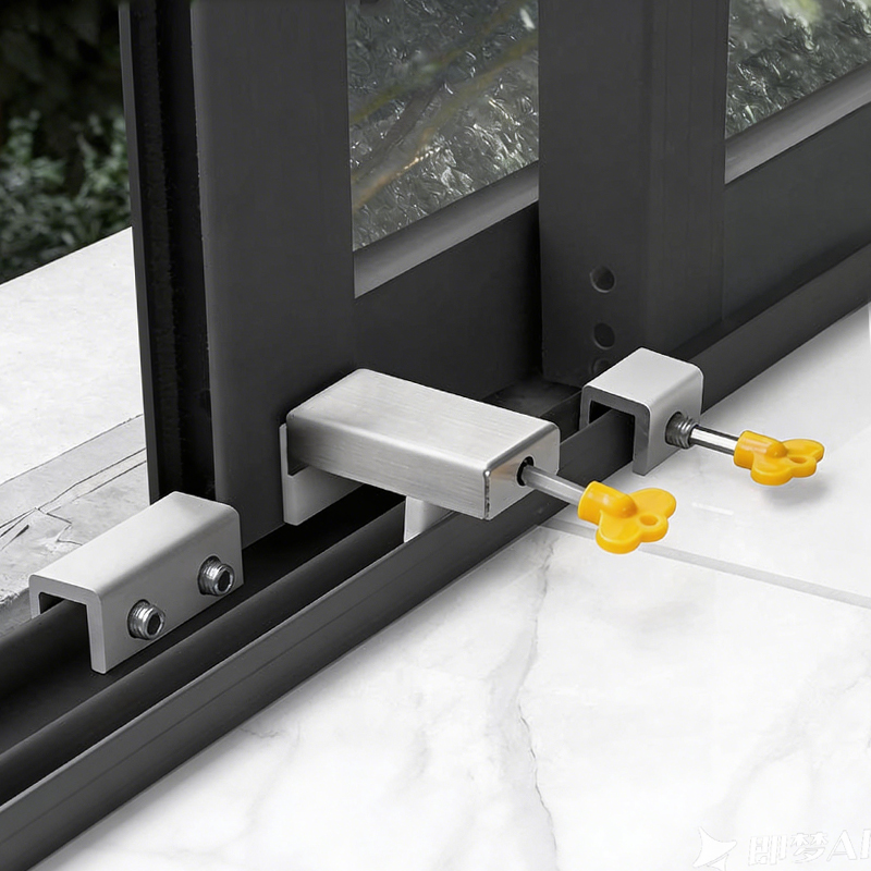 Window Lock Bar - قفل نافذة قابل للتعديل من سبائك