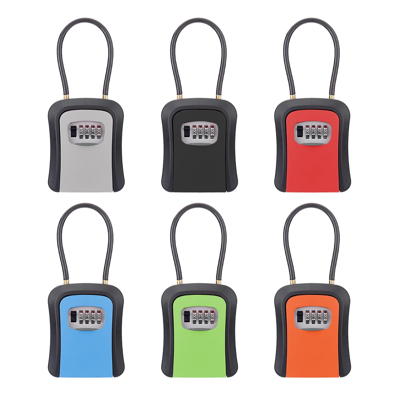 Lockbox Key Secure - صندوق قفل مفاتيح مكون من 4