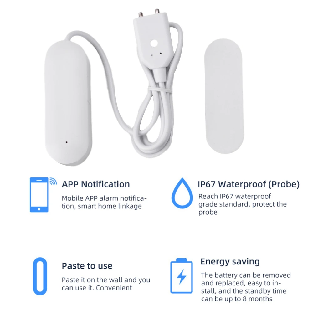 جهاز استشعار تسرب المياه الذكي - مراجعة Water Alarm Sensor وسعره