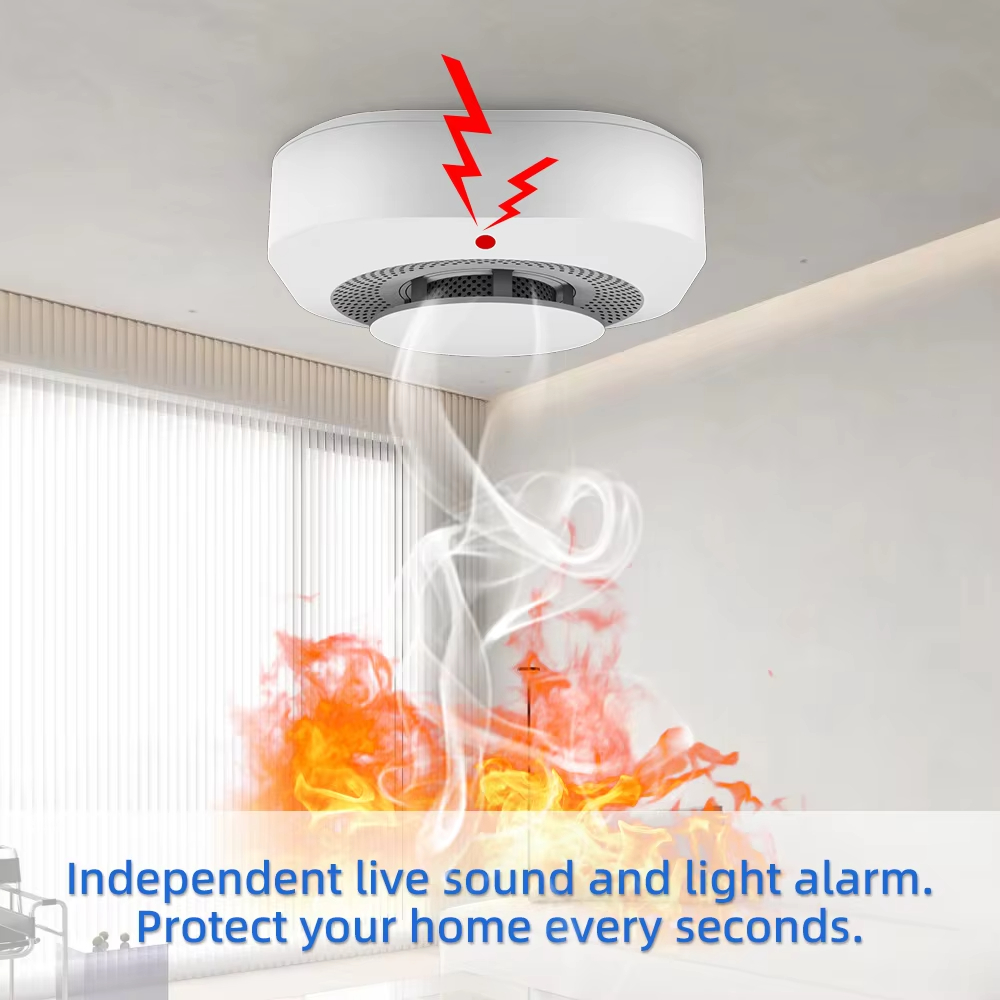 مستشعر كاشف الدخان الذكي المست - مراجعة Smoke Detector Interconnected وسعره