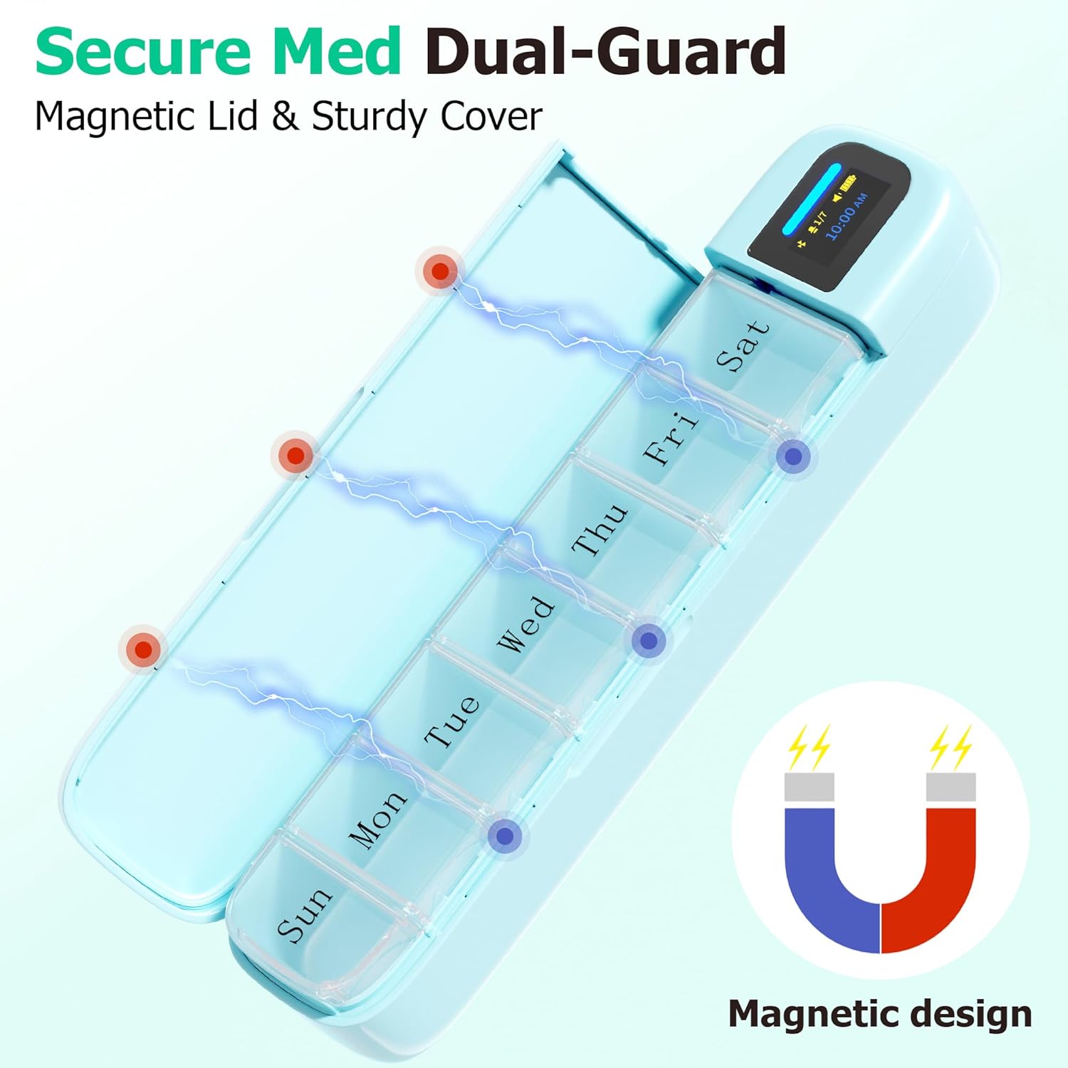 منظم حبوب ذكي مع منبه وتطبيق ب - مراجعة Medicine Cabinet Lock وسعره