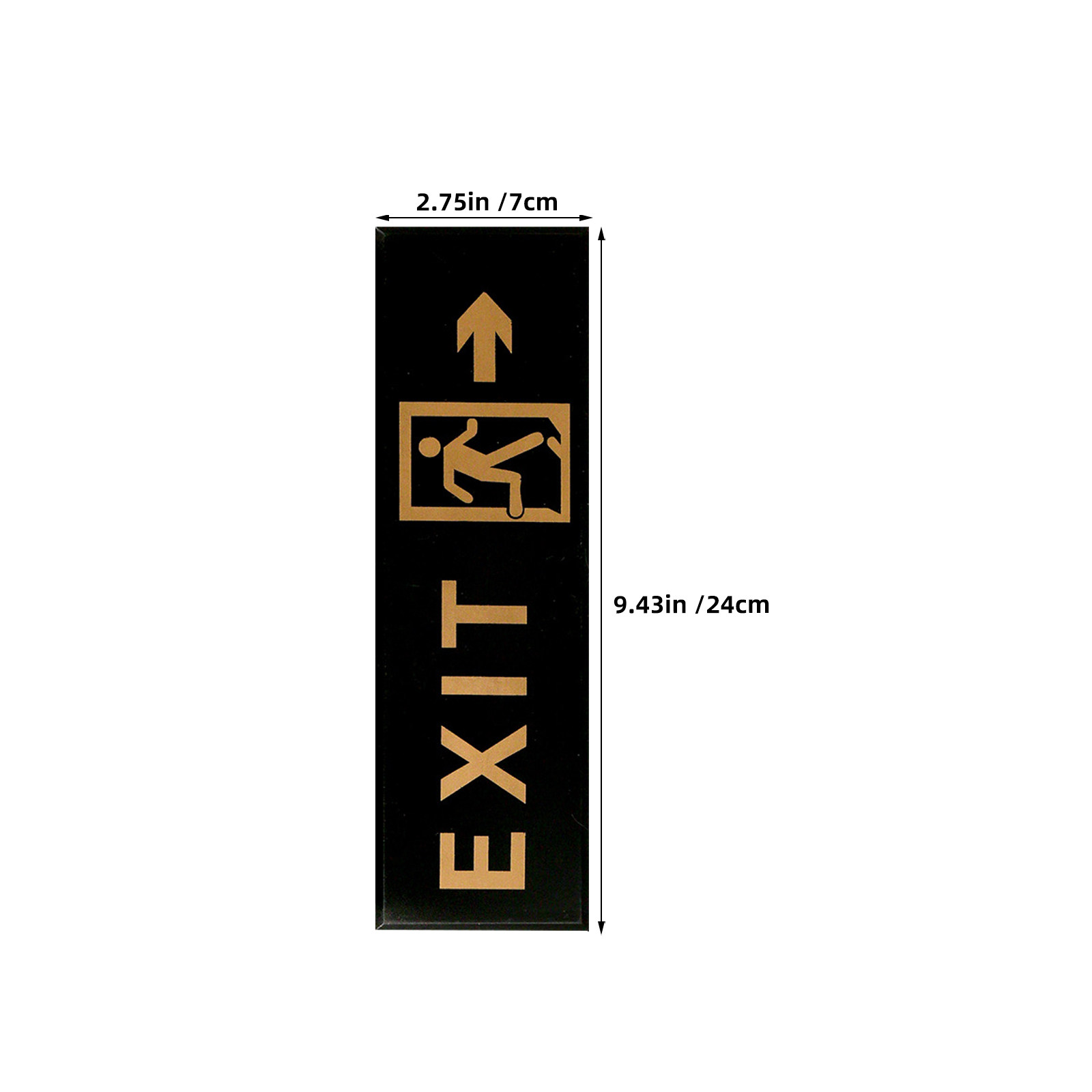 5 قطع لافتات خروج ذاتية اللصق  - مراجعة Emergency Exit Sign وسعره