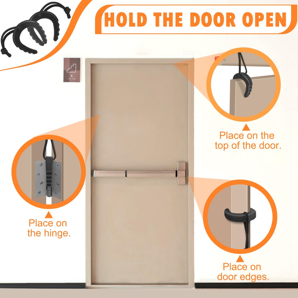 سدادة باب مطاطية سهلة الاستخدا - مراجعة Door Stop Alarm وسعره