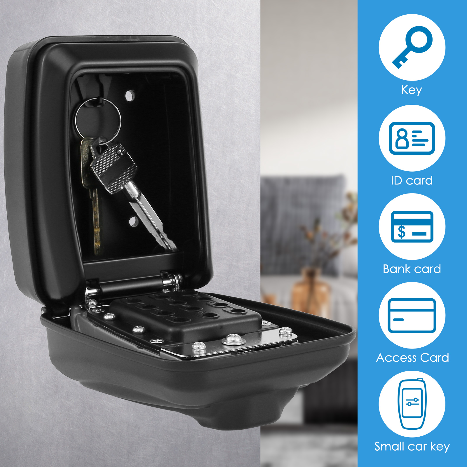 مفتاح اقفال الصناديق جدار جبل  - مراجعة Lockbox Key Secure وسعره