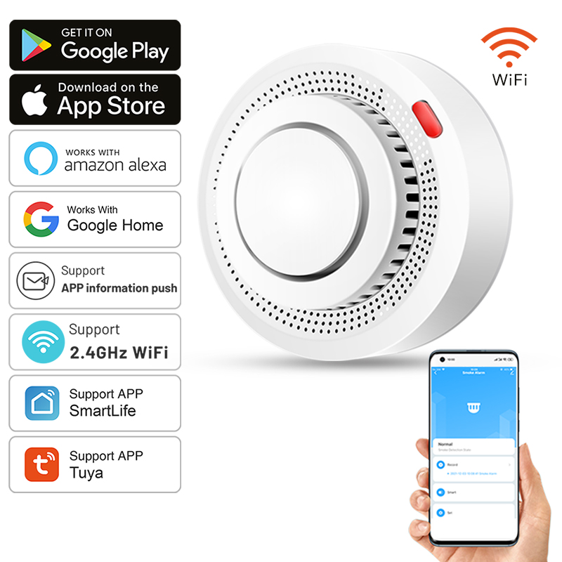 جهاز استشعار الدخان الذكي واي  - مراجعة Smoke Detector Interconnected وسعره