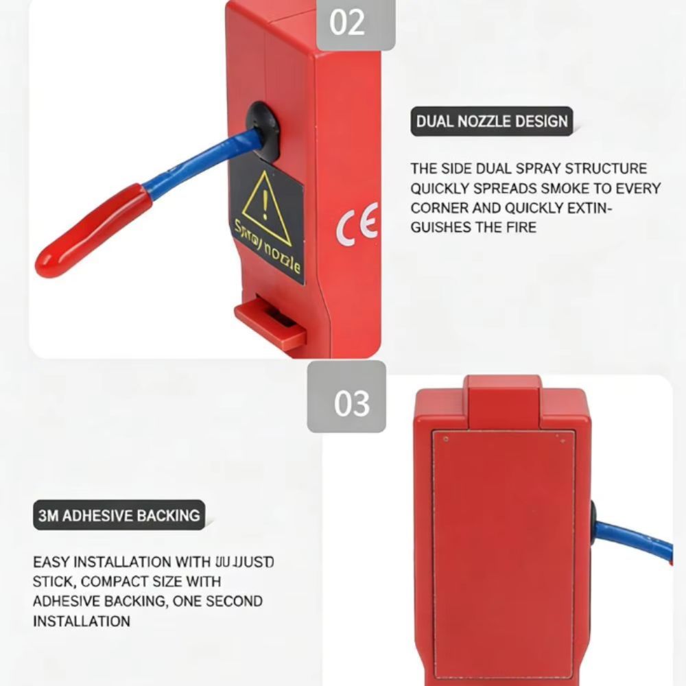 جهاز مقاوم للهب بتصميم ثنائي ا - مراجعة Fire Extinguisher Small وسعره