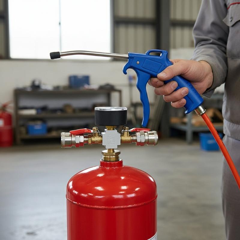 ملحقات ضاغط الهواء المحمول: صن - مراجعة Fire Extinguisher Small وسعره