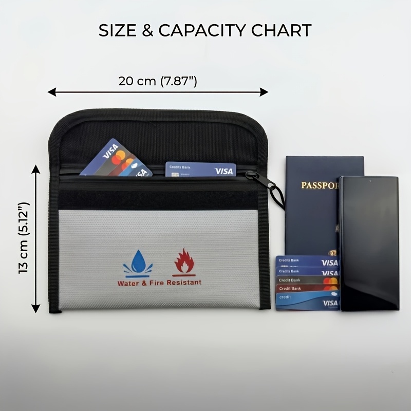حقيبة تخزين مقاومة للحرارة وال - مراجعة Fire Safe Document وسعره