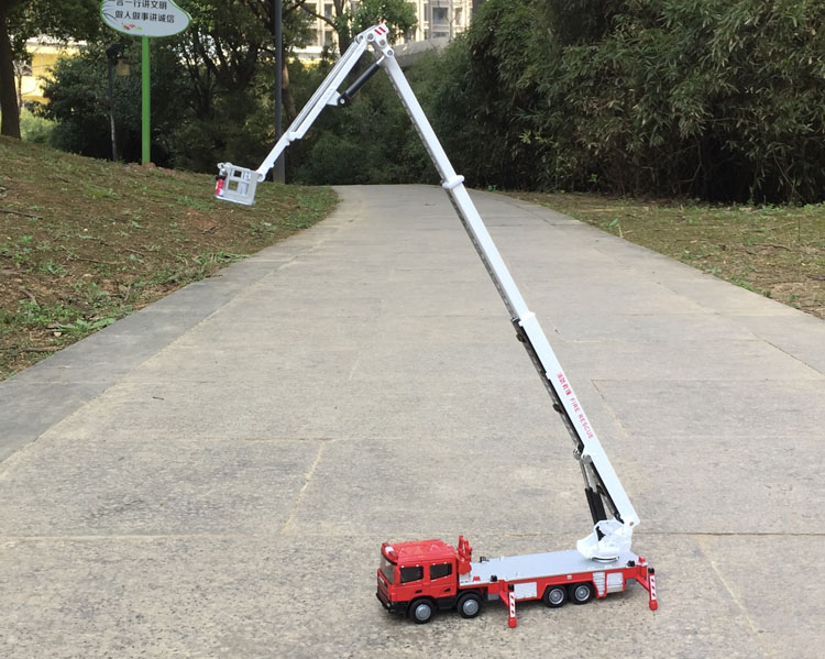 1:50 مركبات هندسية ، شاحنة إطف - مراجعة Fire Escape Ladder وسعره