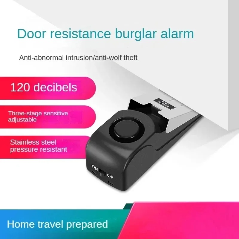 جهاز إنذار أمان محمول لمنع فتح - مراجعة Door Stop Alarm وسعره