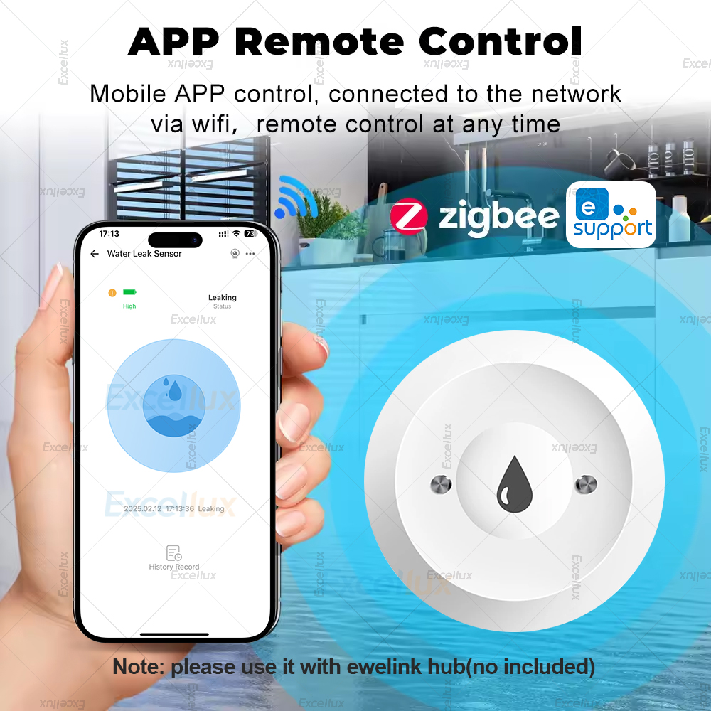 Ewelink زيجبي 3.0 مستشعر الميا - مراجعة Water Alarm Sensor وسعره