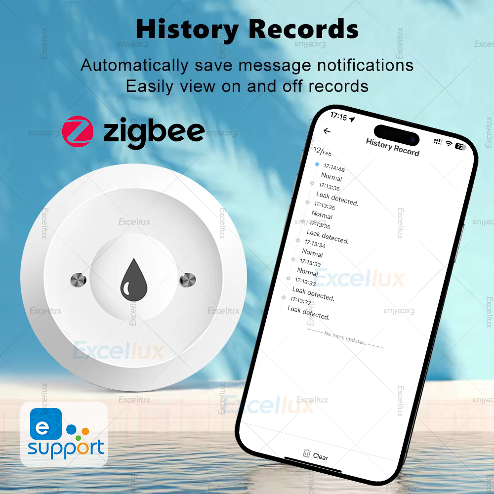 Ewelink زيجبي 3.0 مستشعر الميا - مراجعة Water Alarm Sensor وسعره