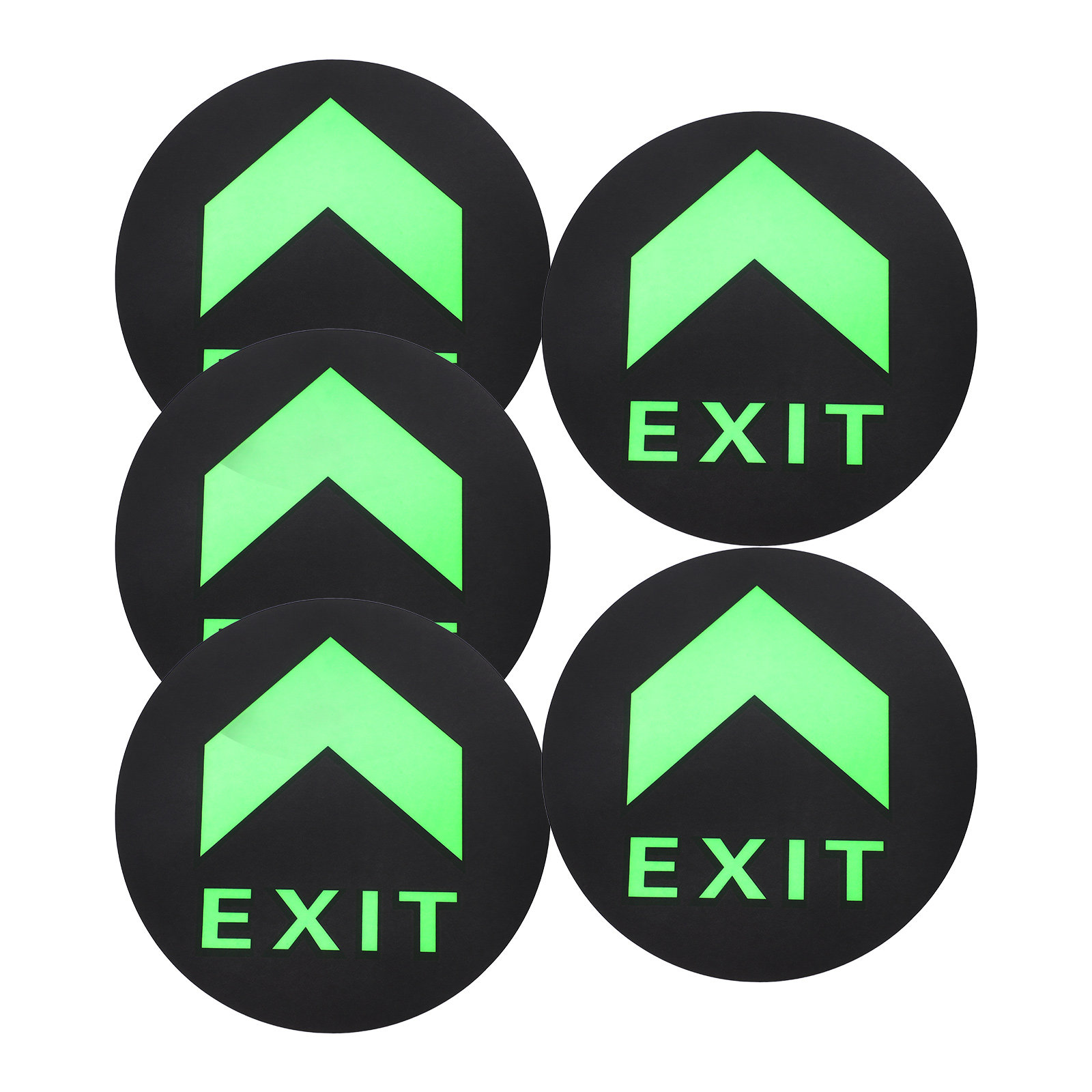 5 قطع من ملصقات الإضاءة الليلي - مراجعة Emergency Exit Sign وسعره