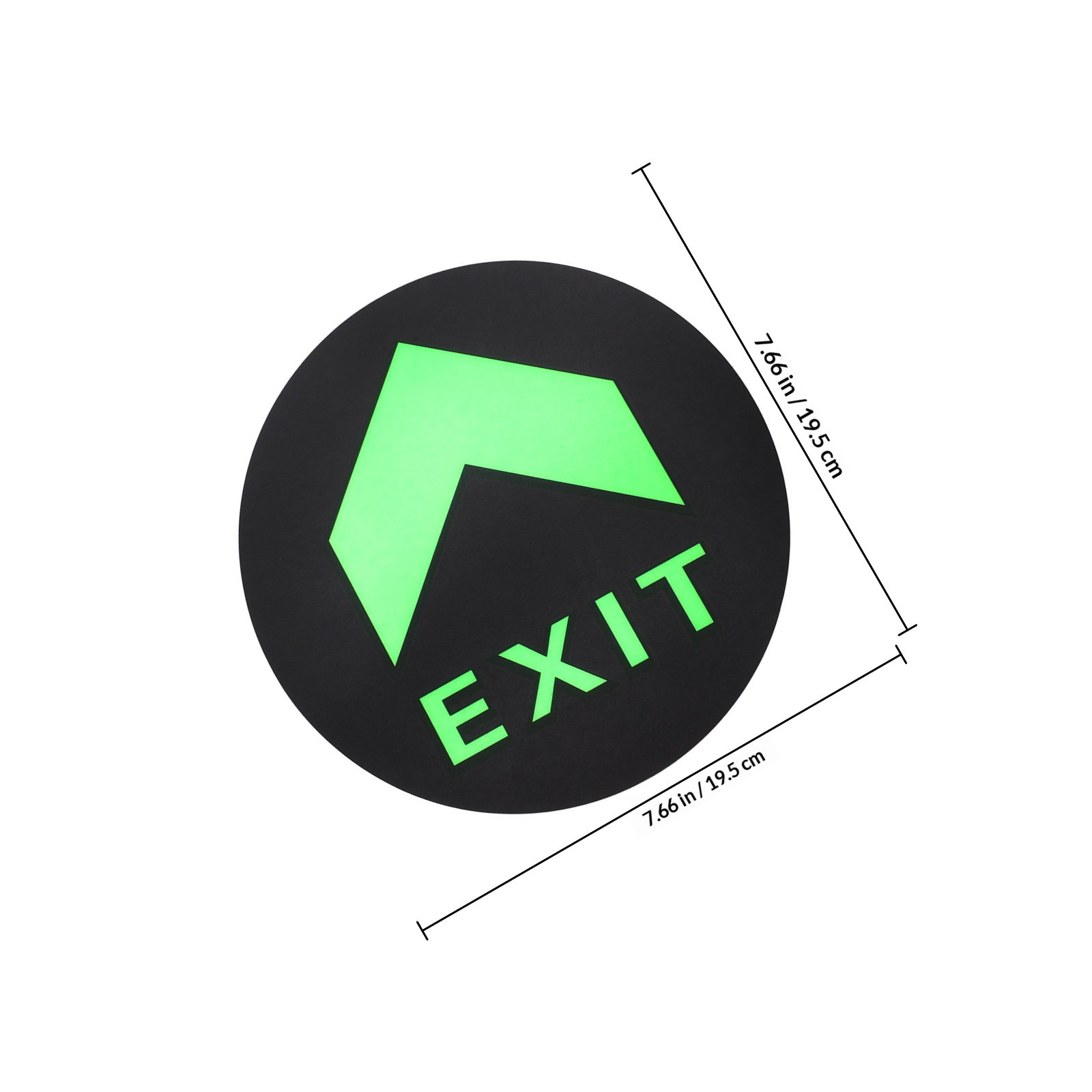 5 قطع من ملصقات الإضاءة الليلي - مراجعة Emergency Exit Sign وسعره