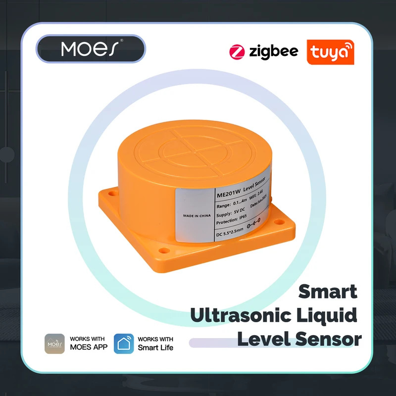 مستشعر مستوى المياه الذكي MOES - مراجعة Water Alarm Sensor وسعره