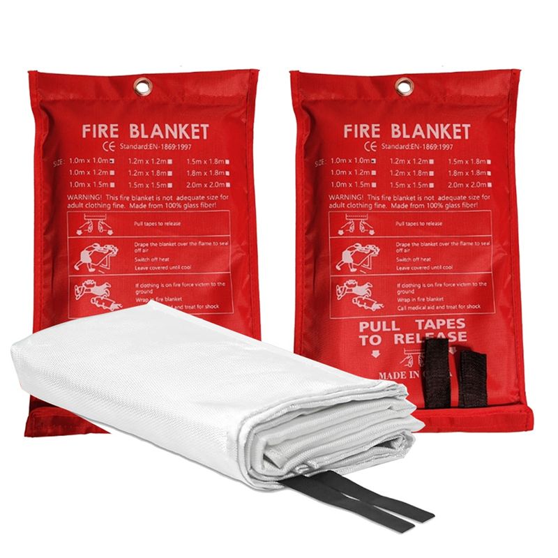 عرض ترويجي: بطانيتان للطوارئ ض - مراجعة Fire Blanket Kitchen وسعره