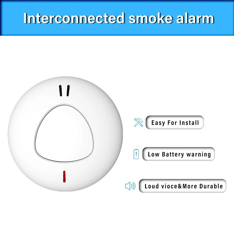نظام إنذار أمني ذكي للمنازل مع - مراجعة Smoke Detector Interconnected وسعره