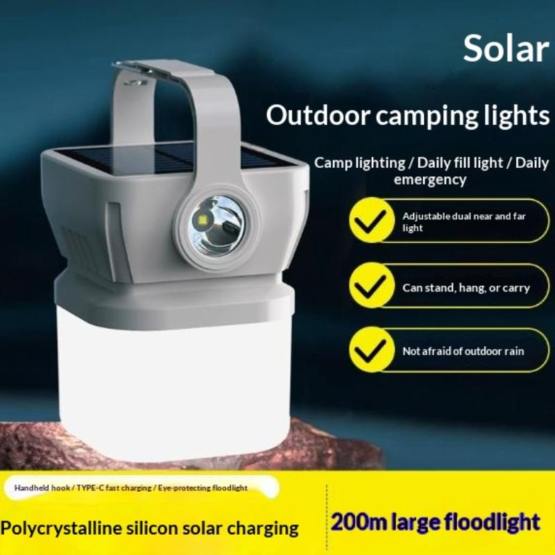 فانوس تخييم شمسي جديد مع إضاءة - مراجعة Power Outage Light وسعره