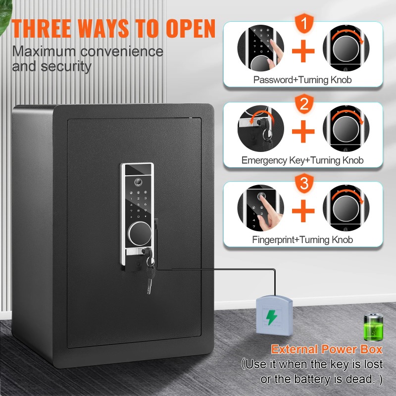 SucceBuy Electric Safe 2.2/1.8 - مراجعة Fire Safe Document وسعره