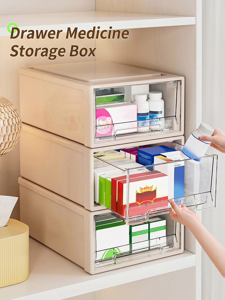 صندوق منظم أدوية كبير السعة، ح - مراجعة Medicine Cabinet Lock وسعره