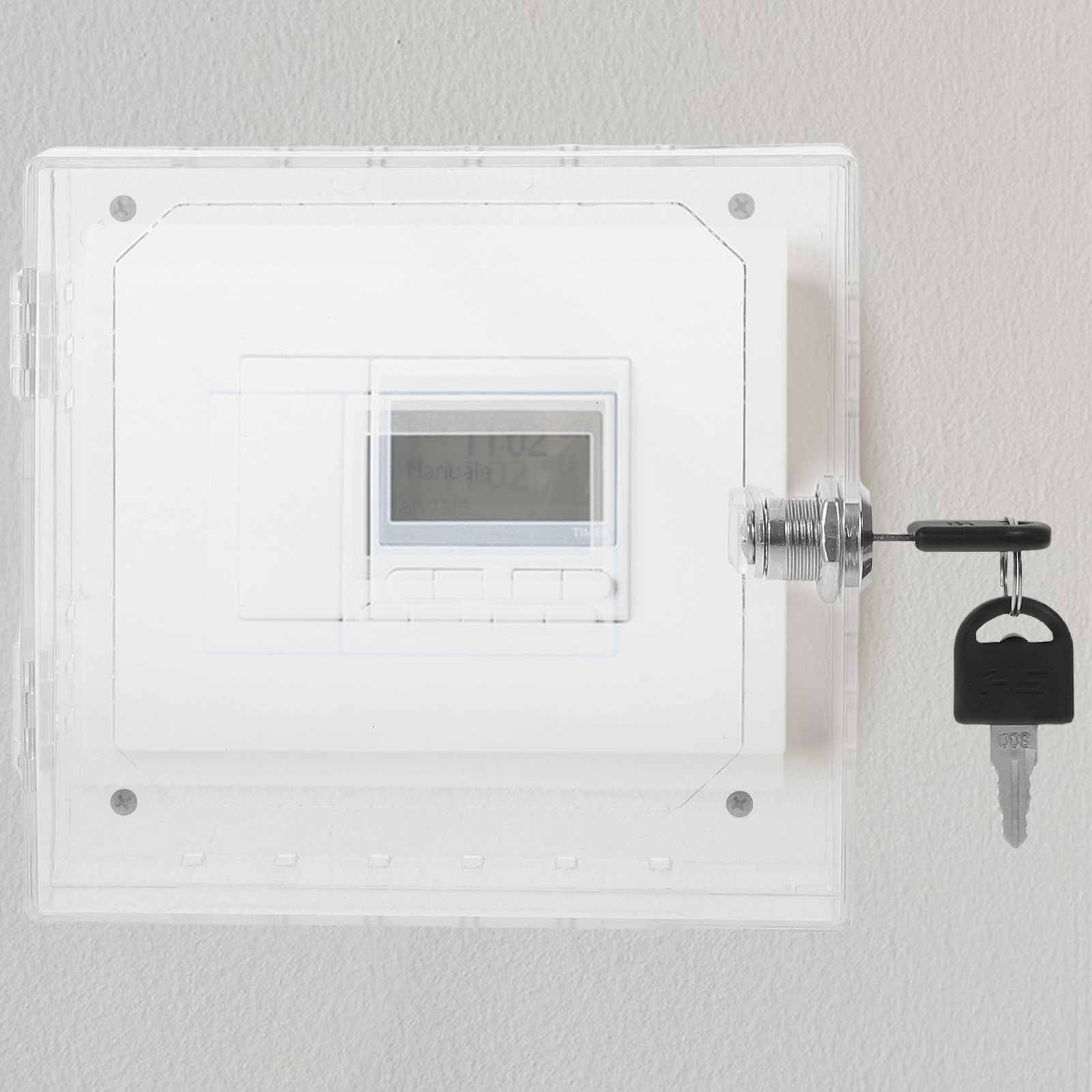 صندوق قفل ثيرموستات أكريليك شف - مراجعة Lockbox Key Secure وسعره