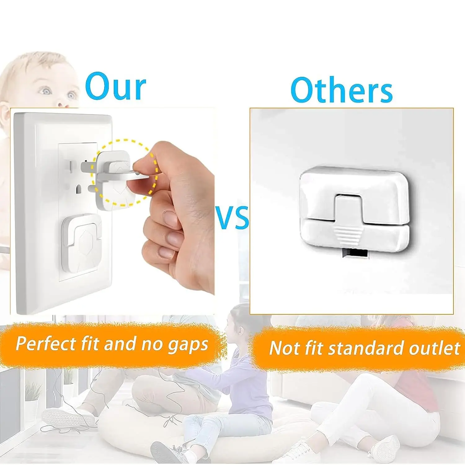 1-20 قطعة من أغطية المقابس الك - مراجعة Outlet Cover Baby وسعره