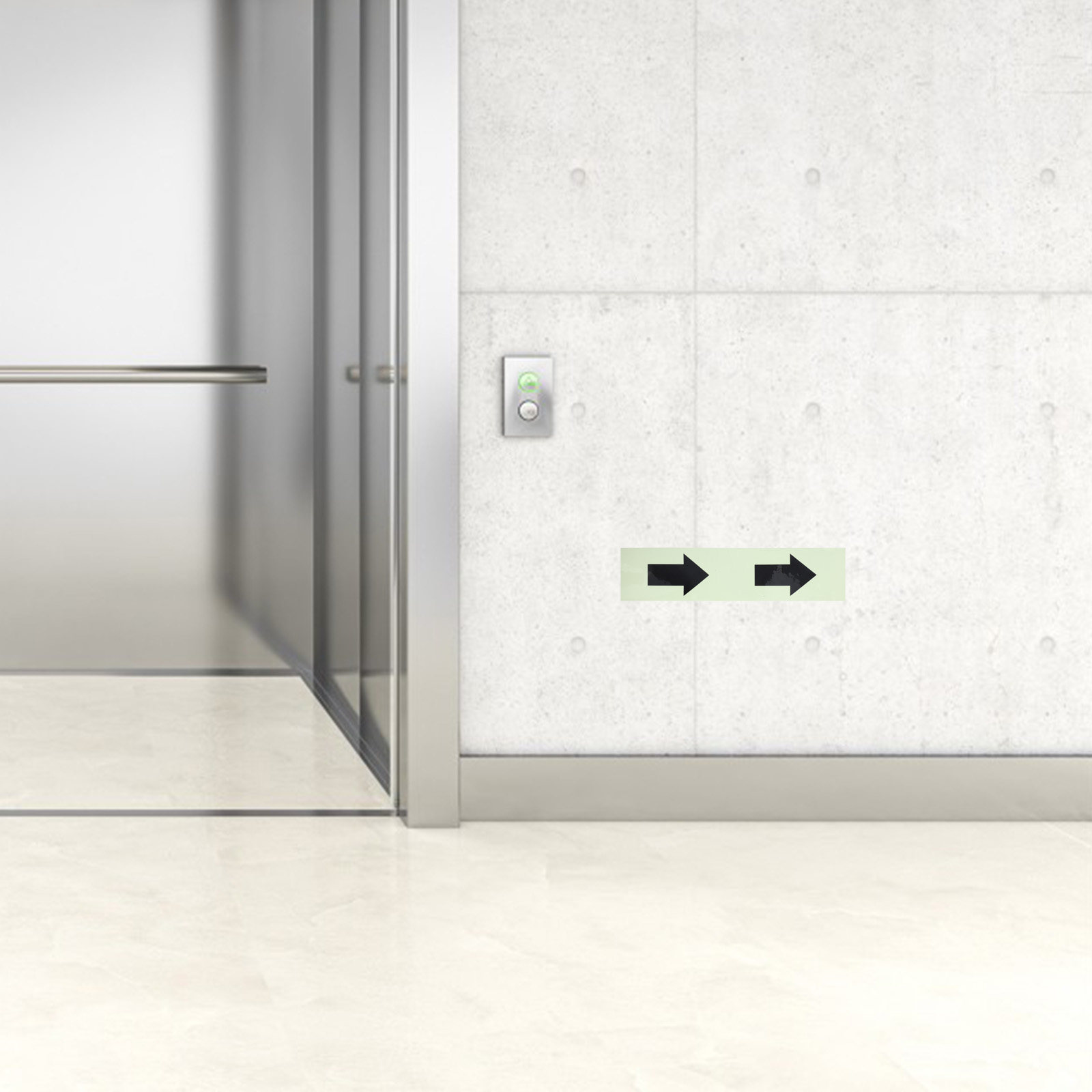 شريط لاصق عاكس للضوء يتوهج في  - مراجعة Emergency Exit Sign وسعره