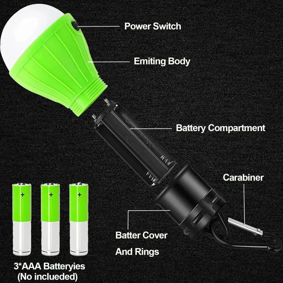 LED أضواء التخييم خيمة مصباح ا - مراجعة Power Outage Light وسعره