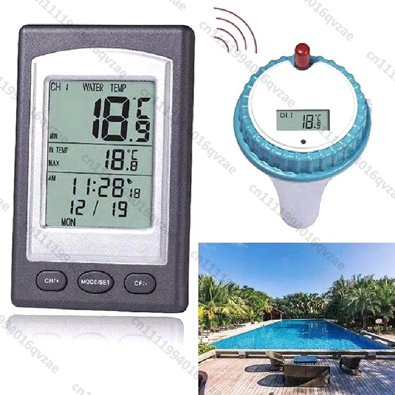 مقياس حرارة لاسلكي للمسبح مع ت - مراجعة Pool Alarm Float وسعره