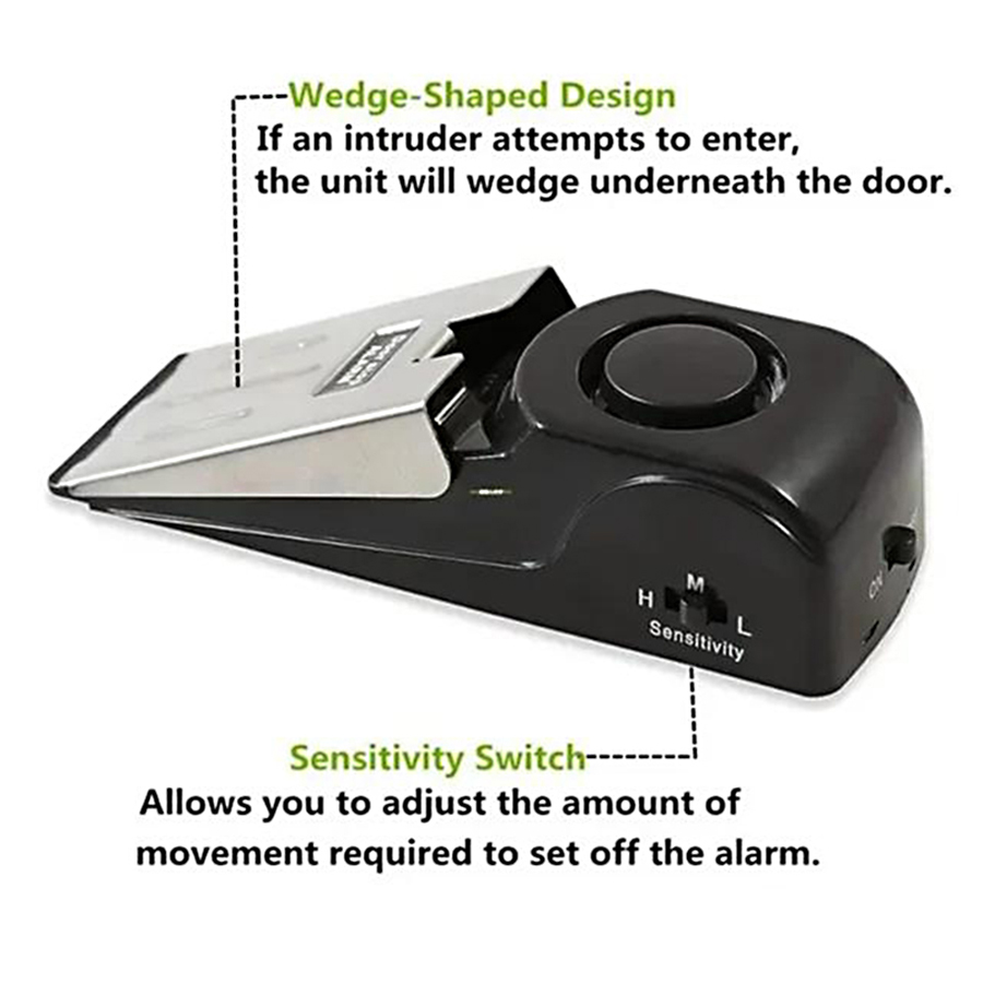 إنذار إيقاف الباب، سدادة الباب - مراجعة Door Stop Alarm وسعره