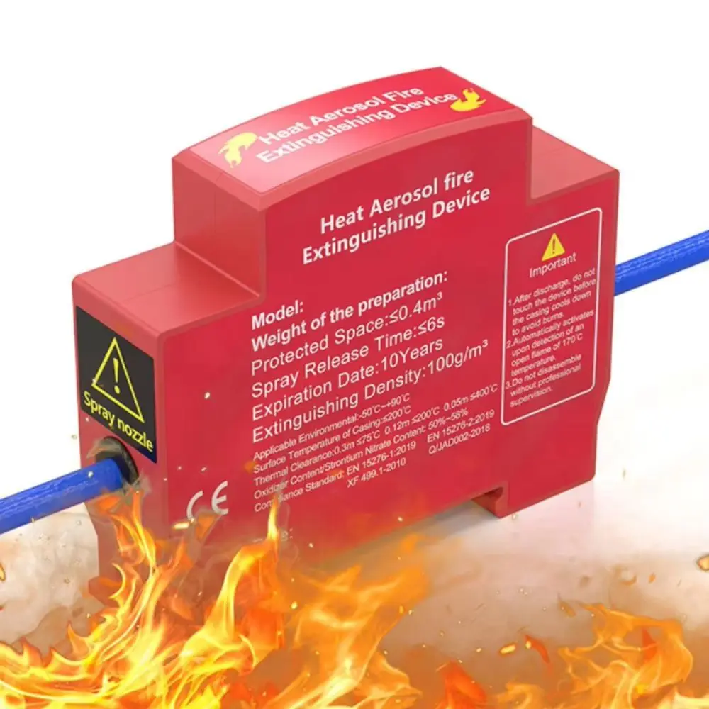 جهاز إطفاء الحريق لخزانة التوز - مراجعة Fire Extinguisher Small وسعره