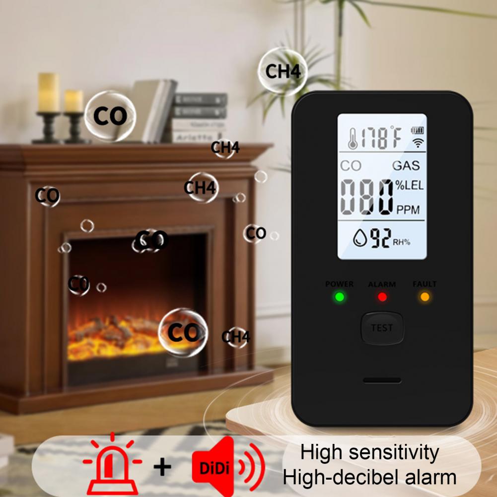 كاشف الغاز الطبيعي وأول أكسيد  - مراجعة Co Detector Plug وسعره
