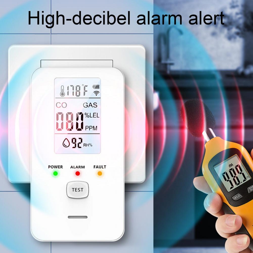 كاشف الغاز الطبيعي وأول أكسيد  - مراجعة Co Detector Plug وسعره