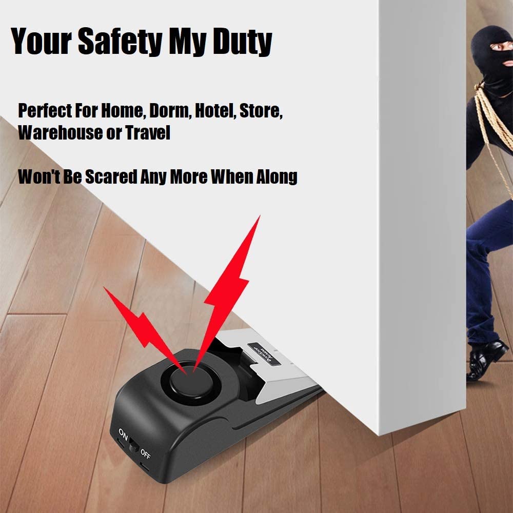 1 قطعة الباب سدادة إنذار المحم - مراجعة Door Stop Alarm وسعره