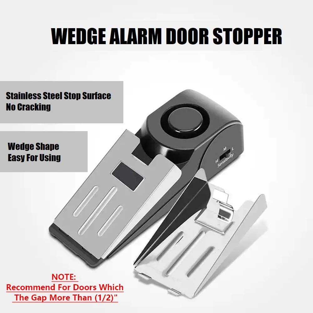 1 قطعة الباب سدادة إنذار المحم - مراجعة Door Stop Alarm وسعره