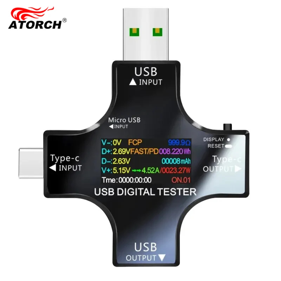 USB تستر تيار مستمر نوع-C PD ا - مراجعة Co Detector Plug وسعره