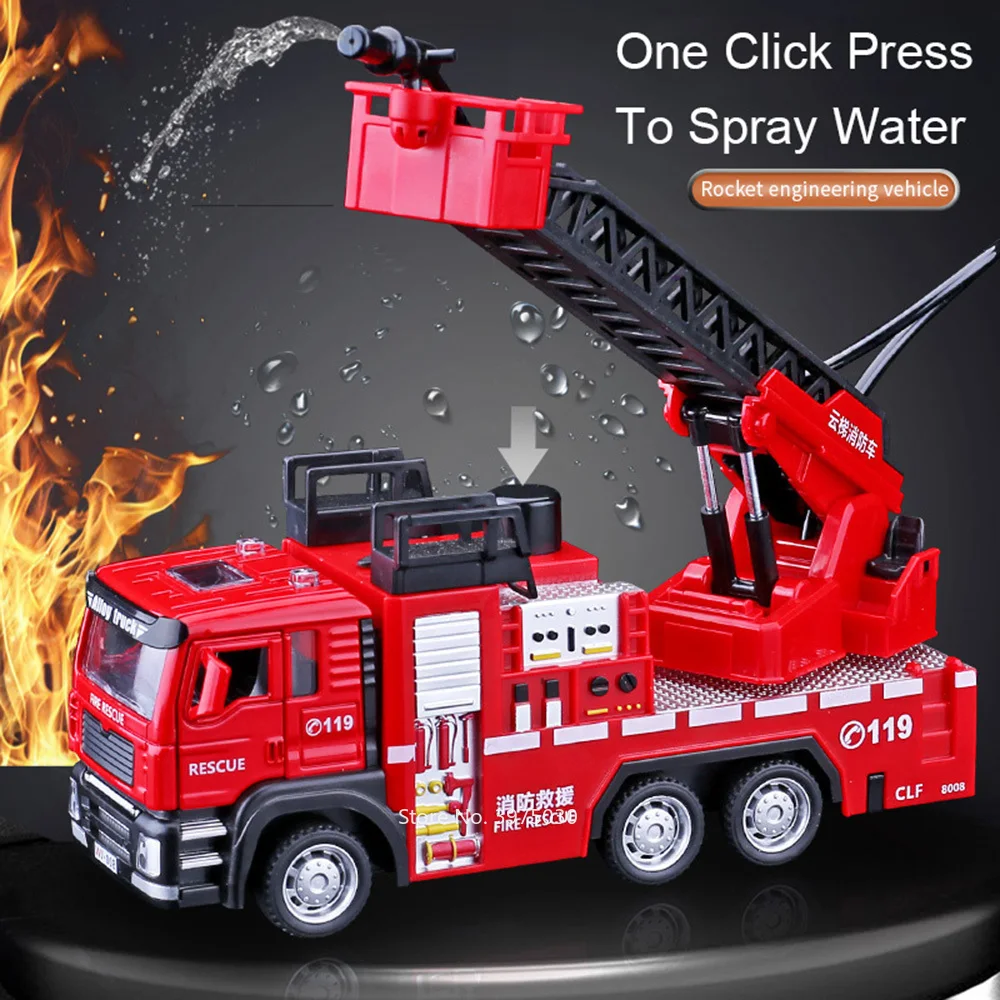 1/32 محرك الإطفاء سيارة لعبة ن - مراجعة Fire Escape Ladder وسعره
