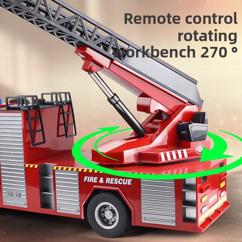 22CH RC سيارة مطافئ مع RC سلم  - مراجعة Fire Escape Ladder وسعره