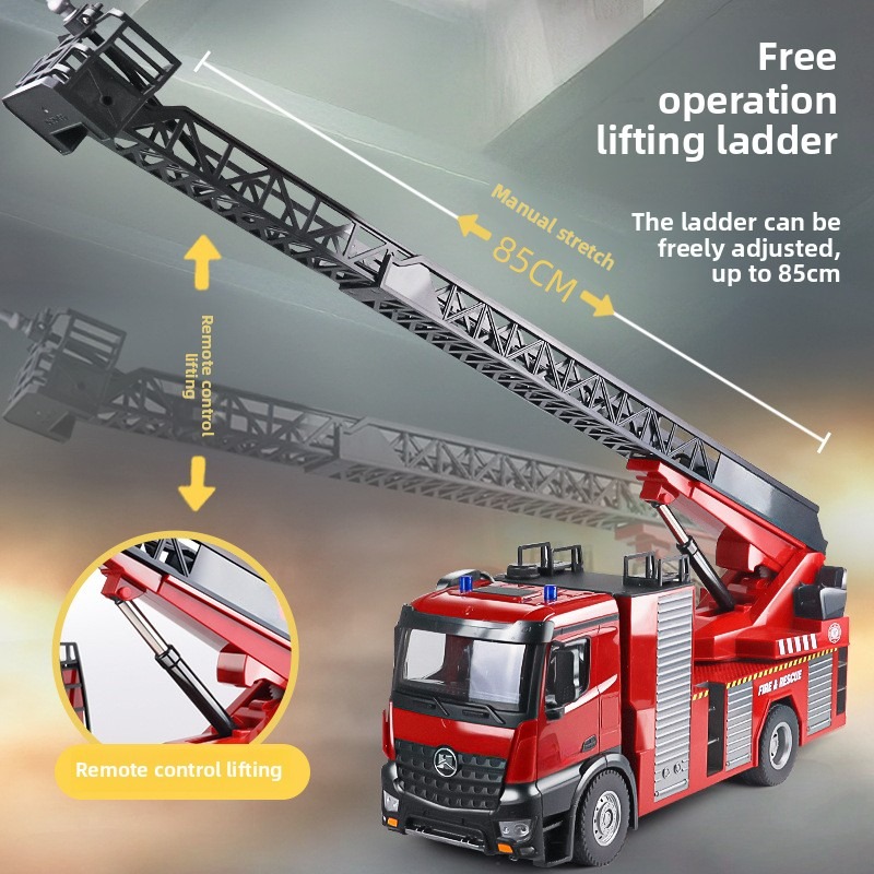 22CH RC سيارة مطافئ مع RC سلم  - مراجعة Fire Escape Ladder وسعره