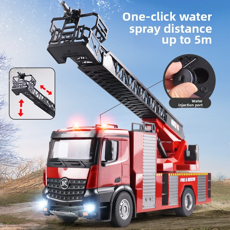 22CH RC سيارة مطافئ مع RC سلم  - مراجعة Fire Escape Ladder وسعره